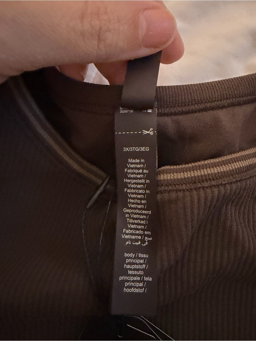 Nike Skims Ribbed Seamless Racer Front Bra - Picture 3 of 4